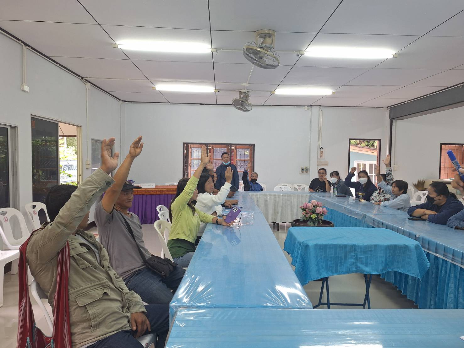  เลือกผู้นำอช.ชาย ตำบลบ้านปง 