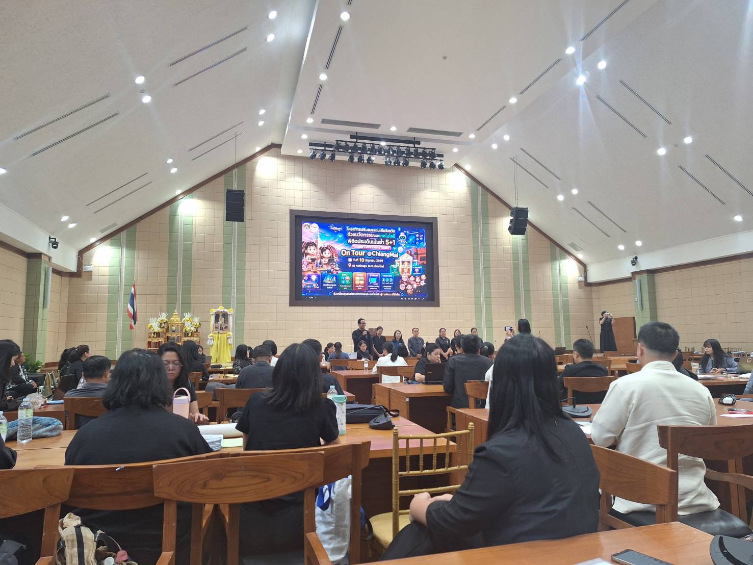 ร่วมอบรมเชิงปฏิบัติการยกร่างแผนพัฒนาชุมชนเชิงพื้นที่แบบบูรณาการระดับอำเภอ หนุนกลไกพัฒนาท้องถิ่นเข้มแข็ง 