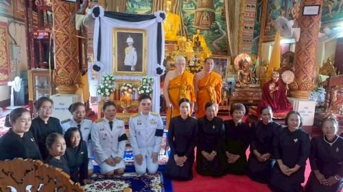 ร่วมพิธีบำเพ็ญกุศลทักษิณานุประทานอุทิศถวายพระกุศล ครบสัตตมวาร (๗ วัน)